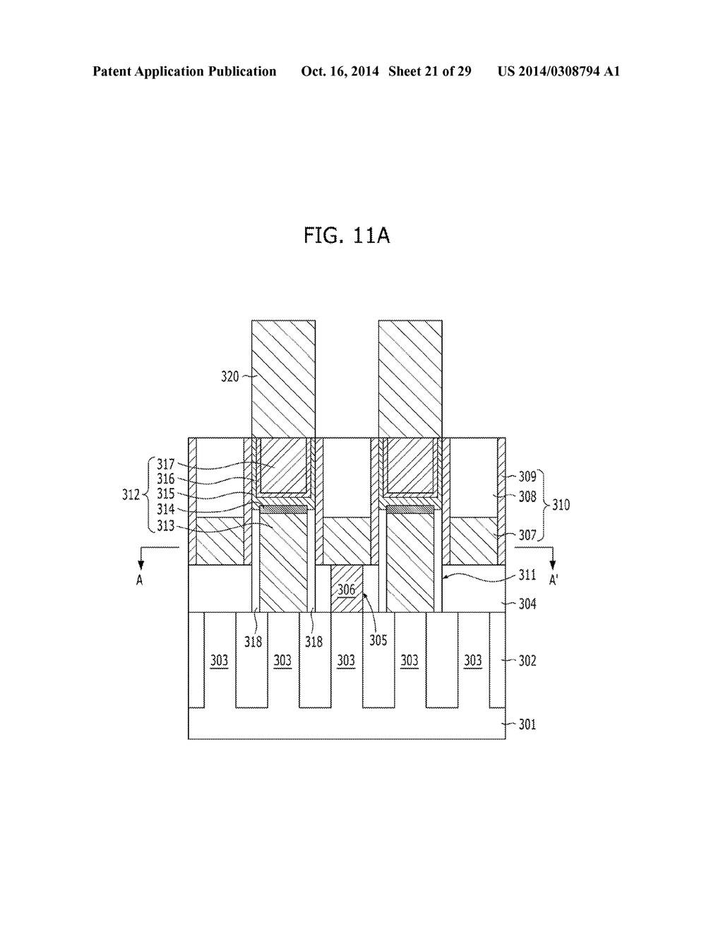 SEMICONDUCTOR DEVICE WITH AIR GAP AND METHOD FOR FABRICATING THE SAME - diagram, schematic, and image 22