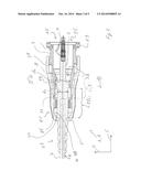 END FITTING FOR A CABLE WITH SEALING PROTRUSION AND ENCLOSURE ASSEMBLY     WITH END FITTING diagram and image