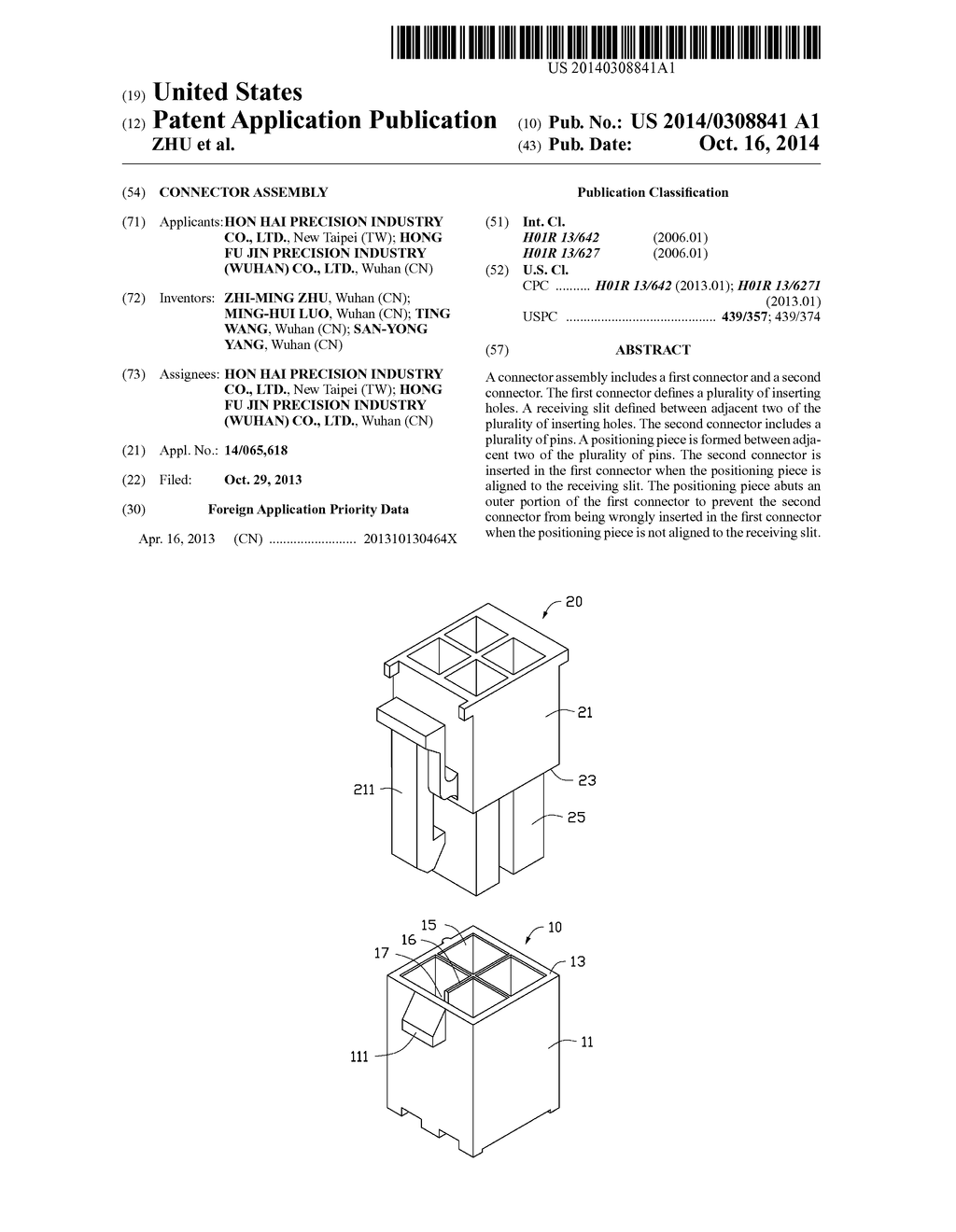 CONNECTOR ASSEMBLY - diagram, schematic, and image 01