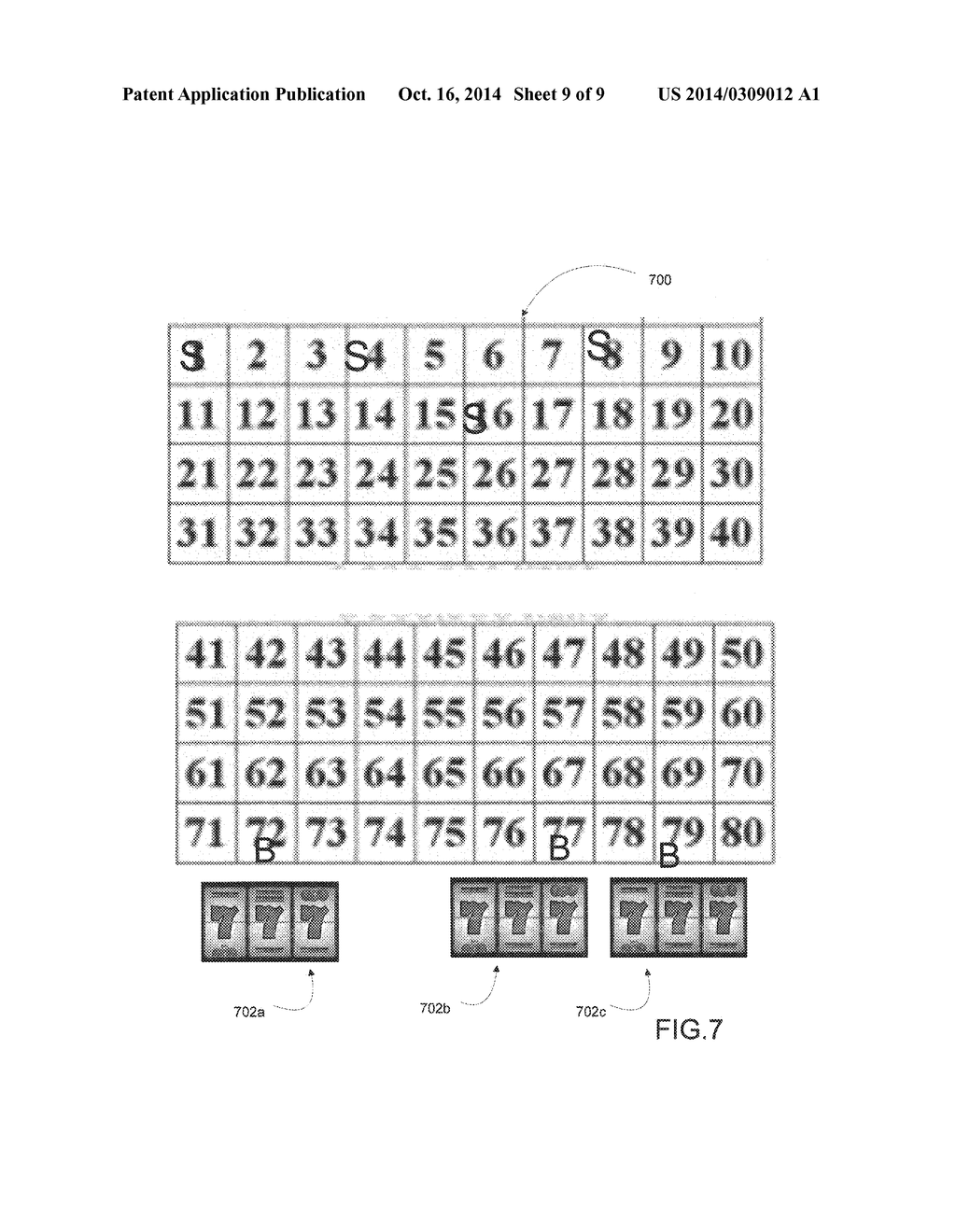 System, Device and Method for Providing One or More Bonus Games in a Keno,     Bingo or Lottery Game - diagram, schematic, and image 10