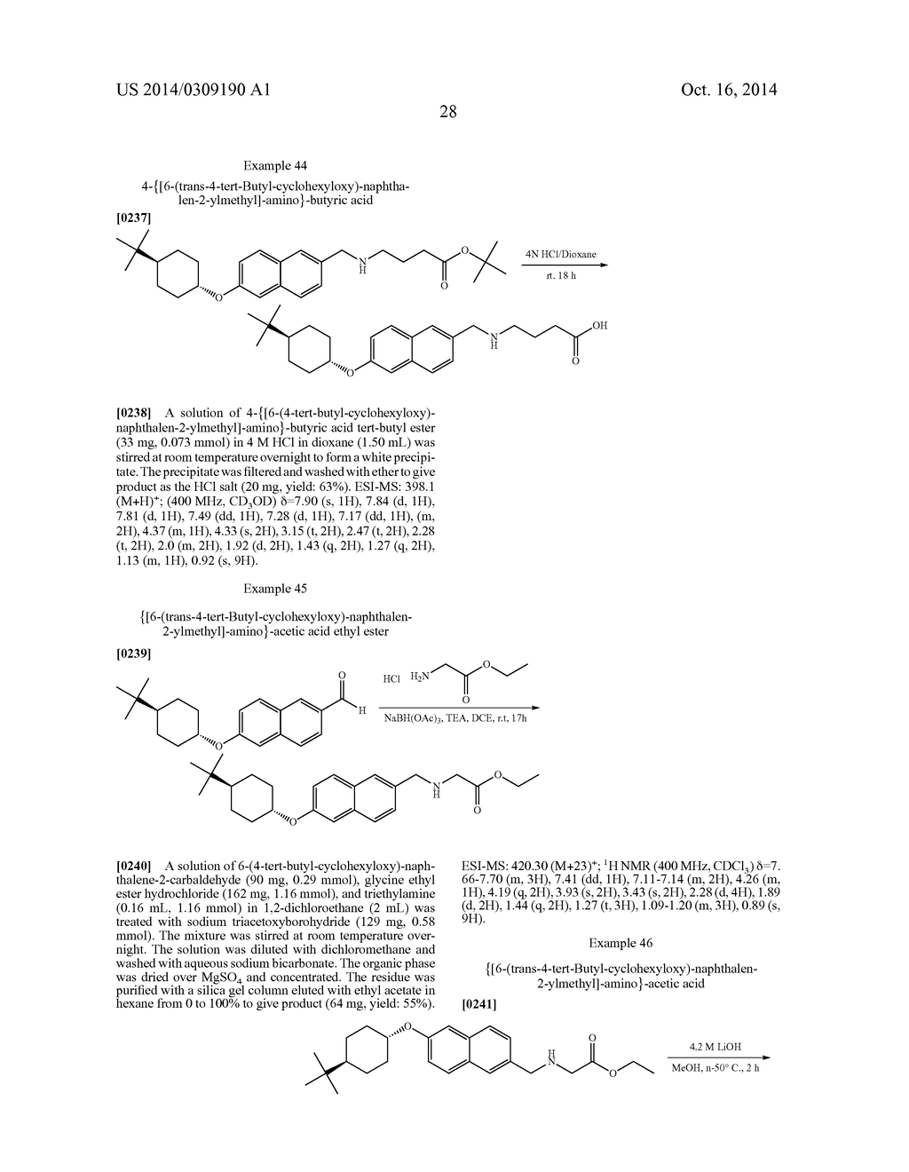 BICYCLIC ARYL SPHINGOSINE 1-PHOSPHATE ANALOGS - diagram, schematic, and image 29