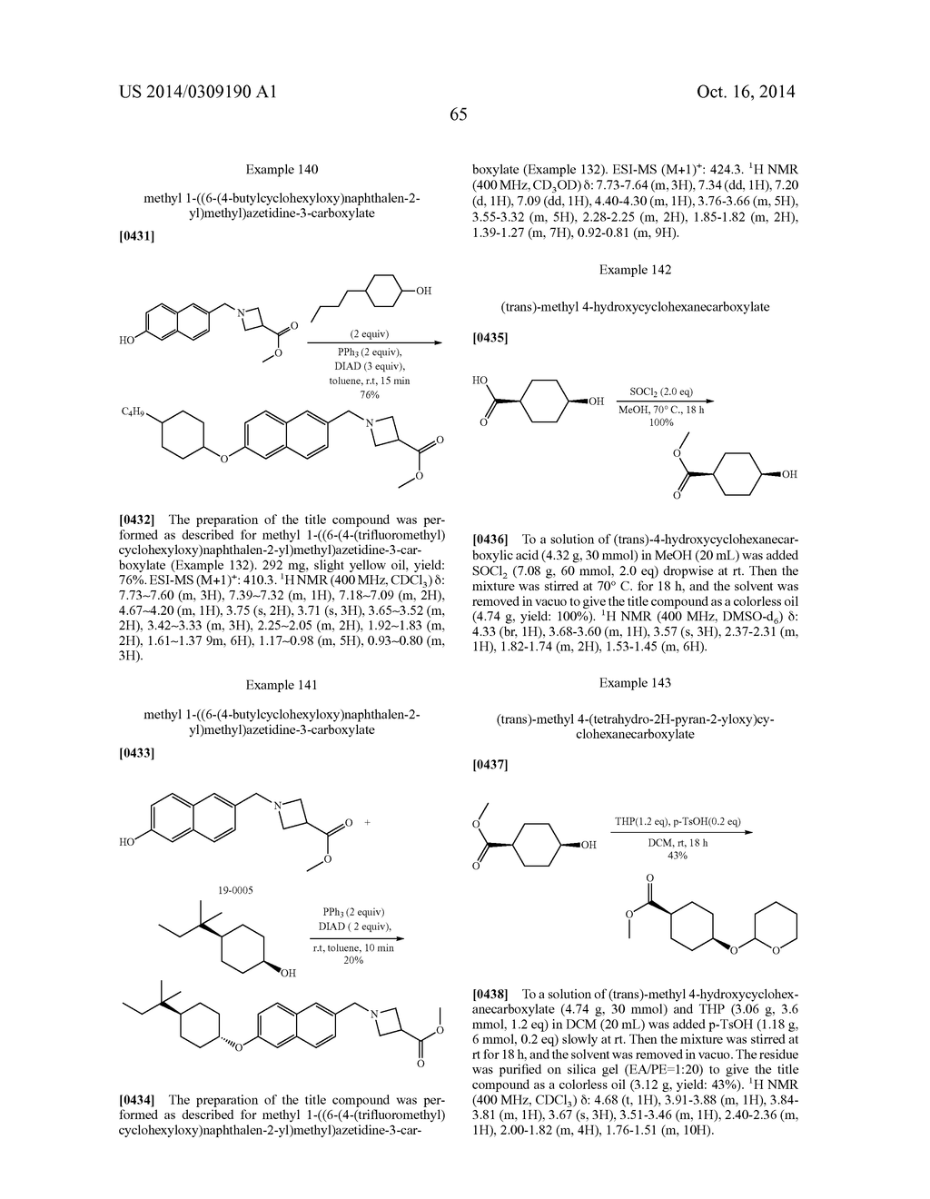 BICYCLIC ARYL SPHINGOSINE 1-PHOSPHATE ANALOGS - diagram, schematic, and image 66