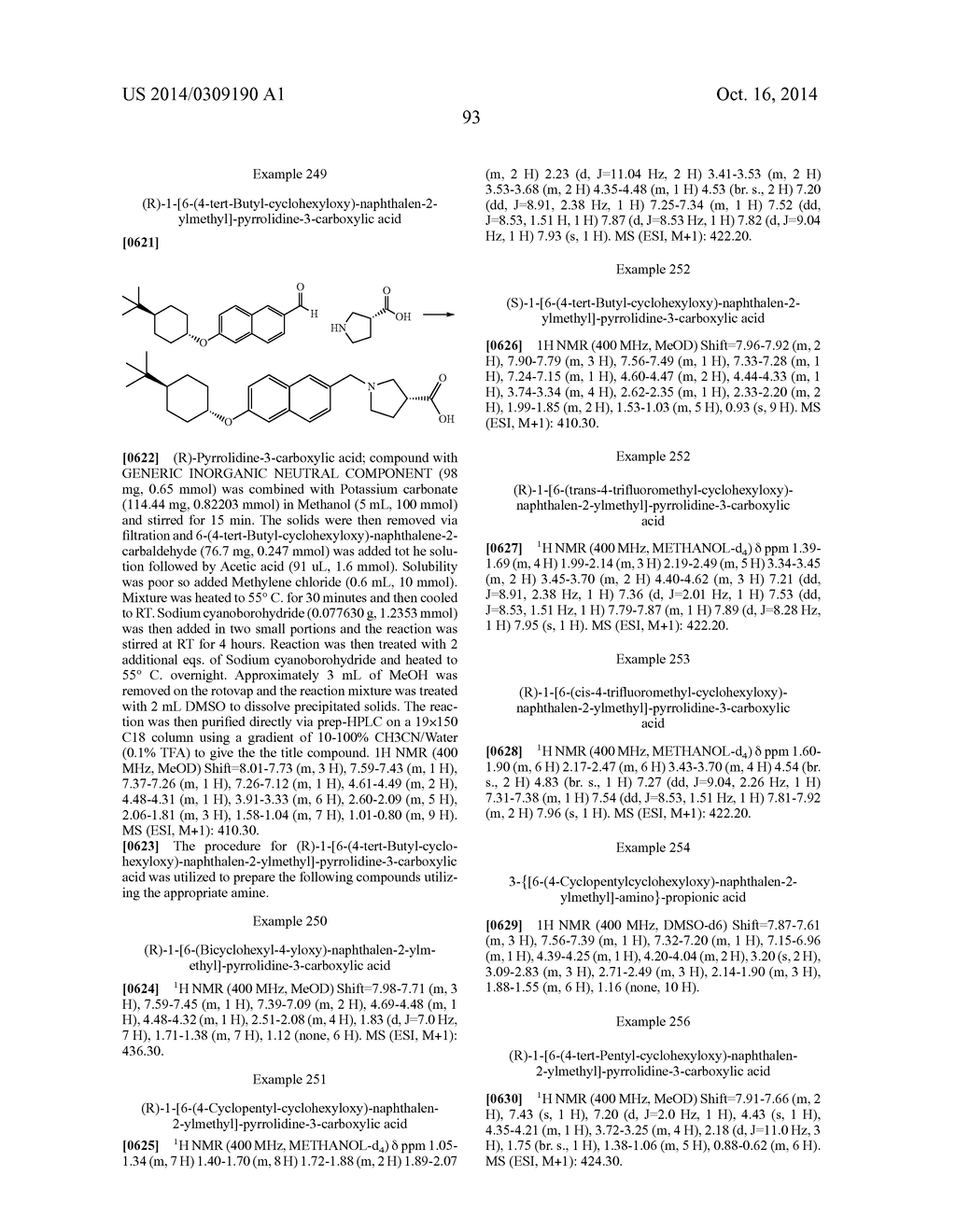 BICYCLIC ARYL SPHINGOSINE 1-PHOSPHATE ANALOGS - diagram, schematic, and image 94