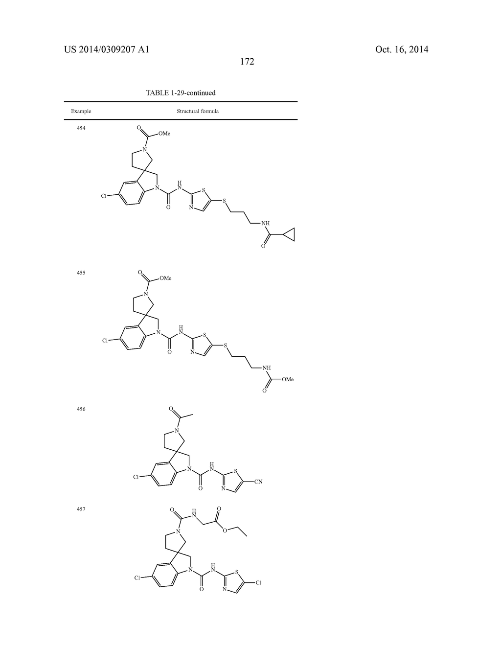 NOVEL SPIROINDOLINE COMPOUND, AND MEDICINAL AGENT COMPRISING SAME - diagram, schematic, and image 174