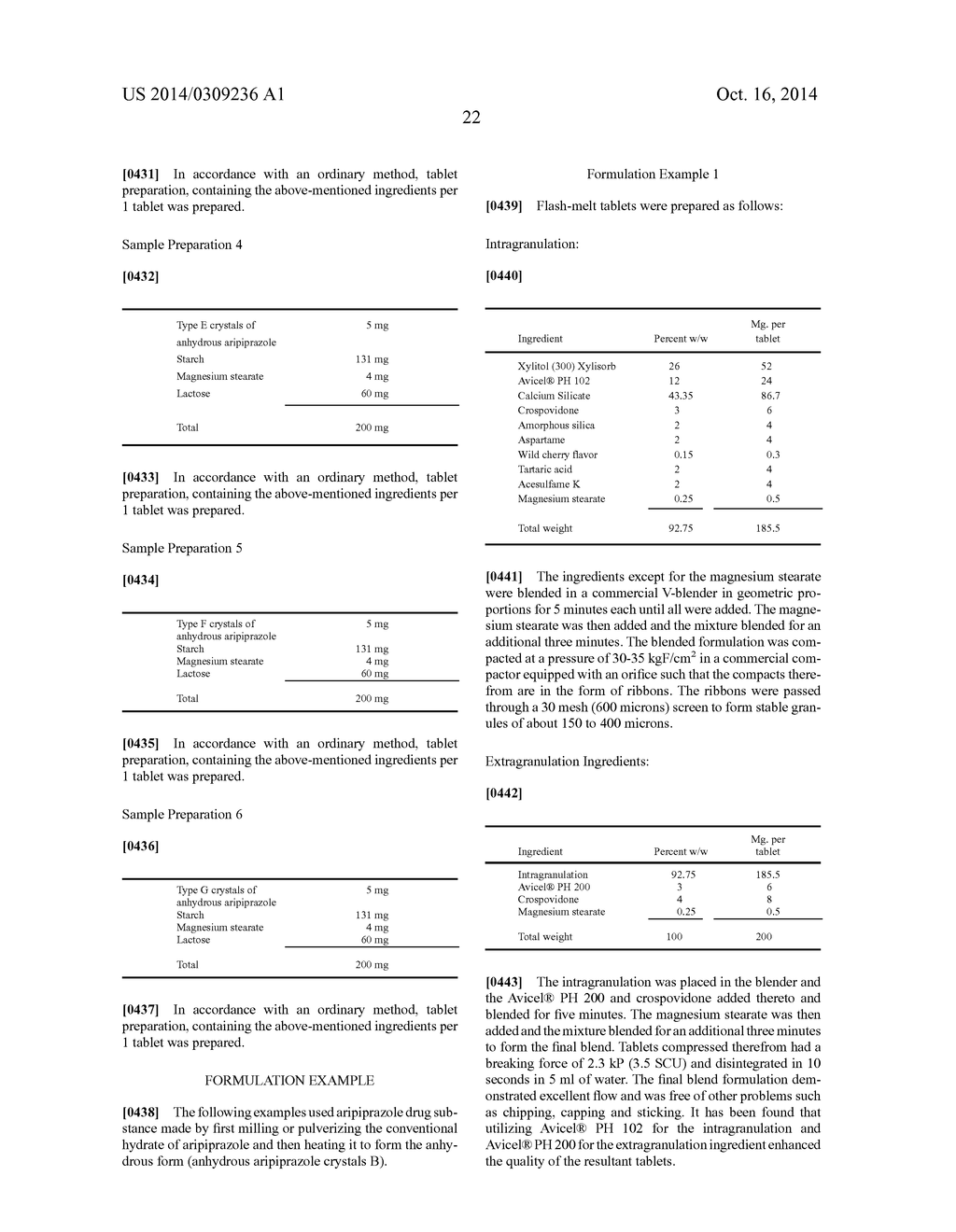 LOW HYGROSCOPIC ARIPIPRAZOLE DRUG SUBSTANCE AND PROCESSES FOR THE     PREPARATION THEREOF - diagram, schematic, and image 54