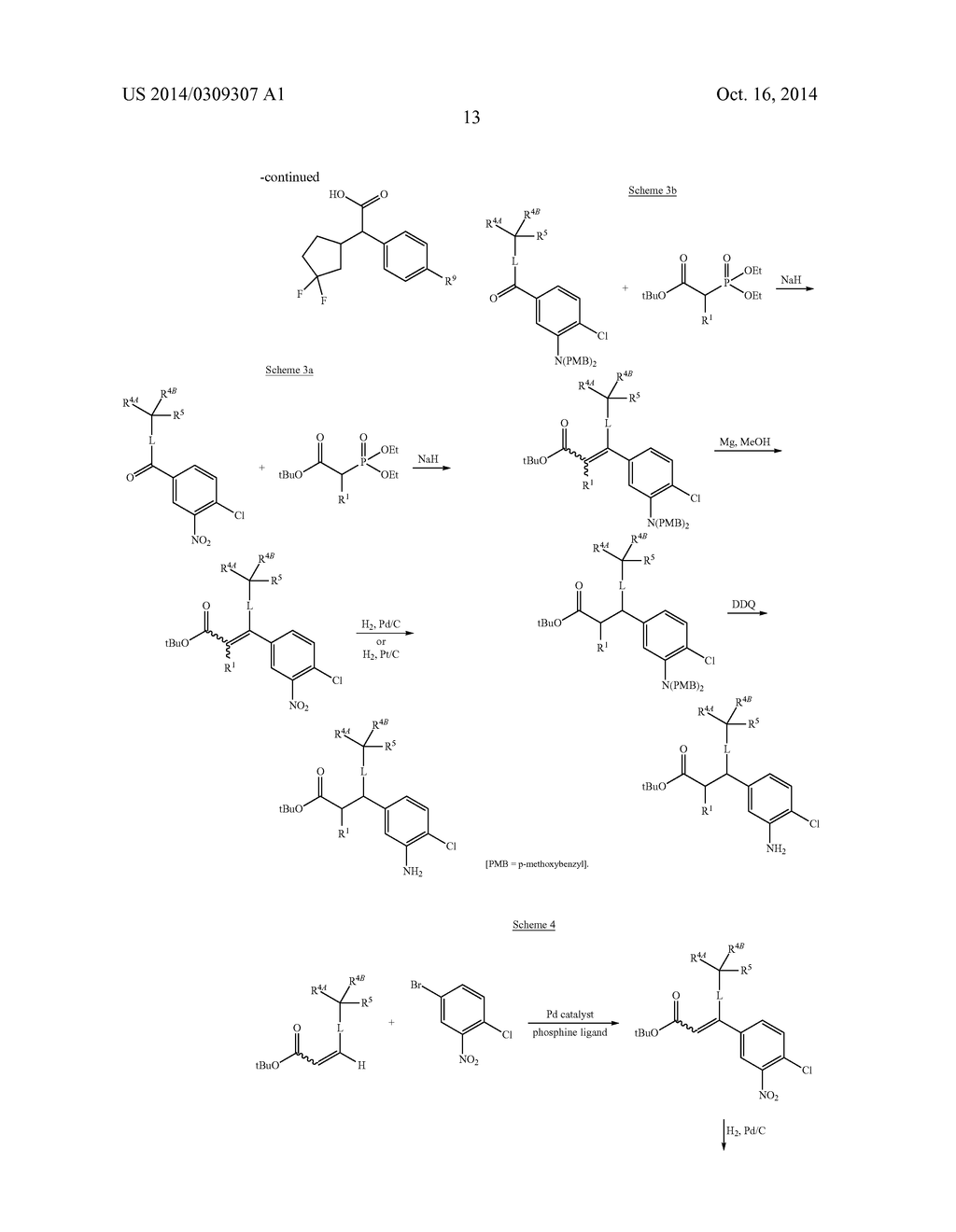 Branched 3-phenylpropionic acid derivatives and their use - diagram, schematic, and image 14