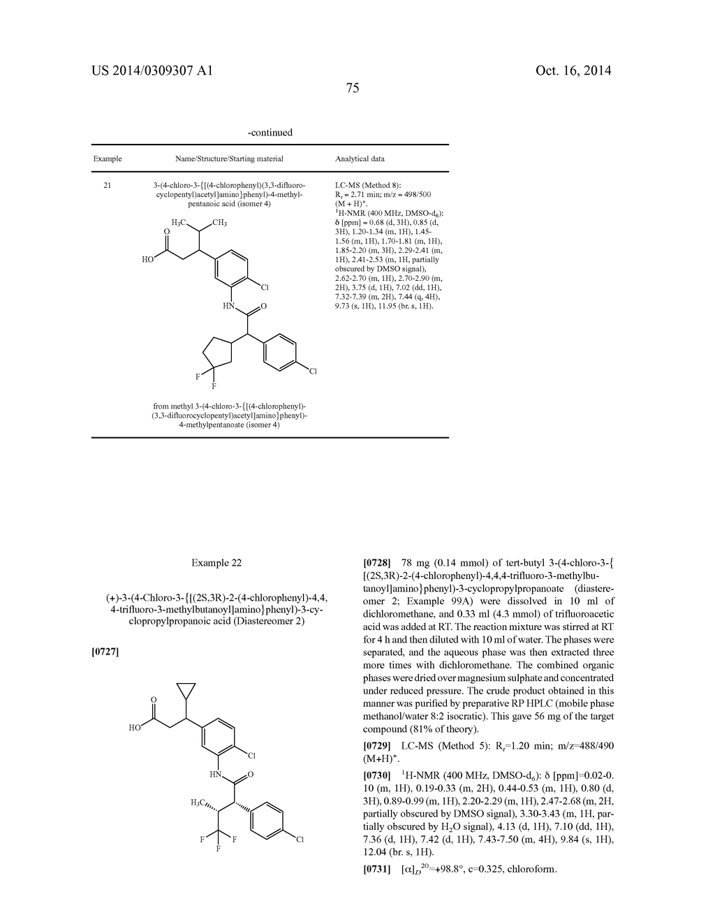 Branched 3-phenylpropionic acid derivatives and their use - diagram, schematic, and image 76