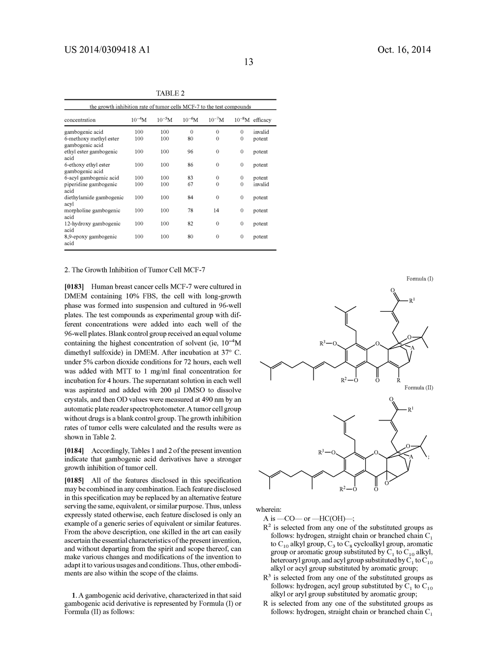 Gambogenic Acid Derivatives, Preparation Method and Application Thereof - diagram, schematic, and image 19
