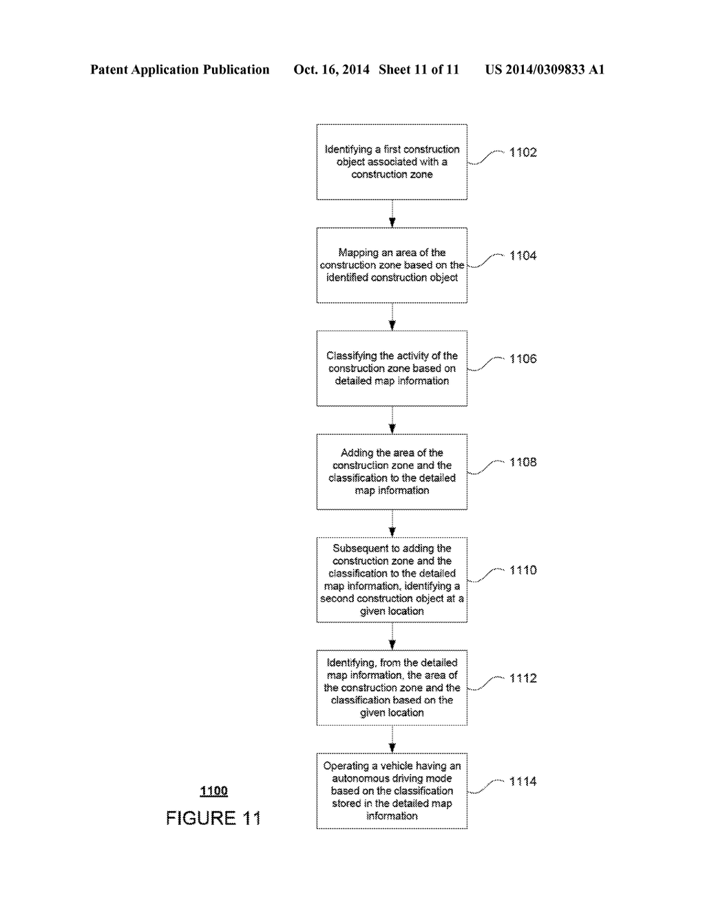 MAPPING ACTIVE AND INACTIVE CONSTRUCTION ZONES FOR AUTONOMOUS DRIVING - diagram, schematic, and image 12