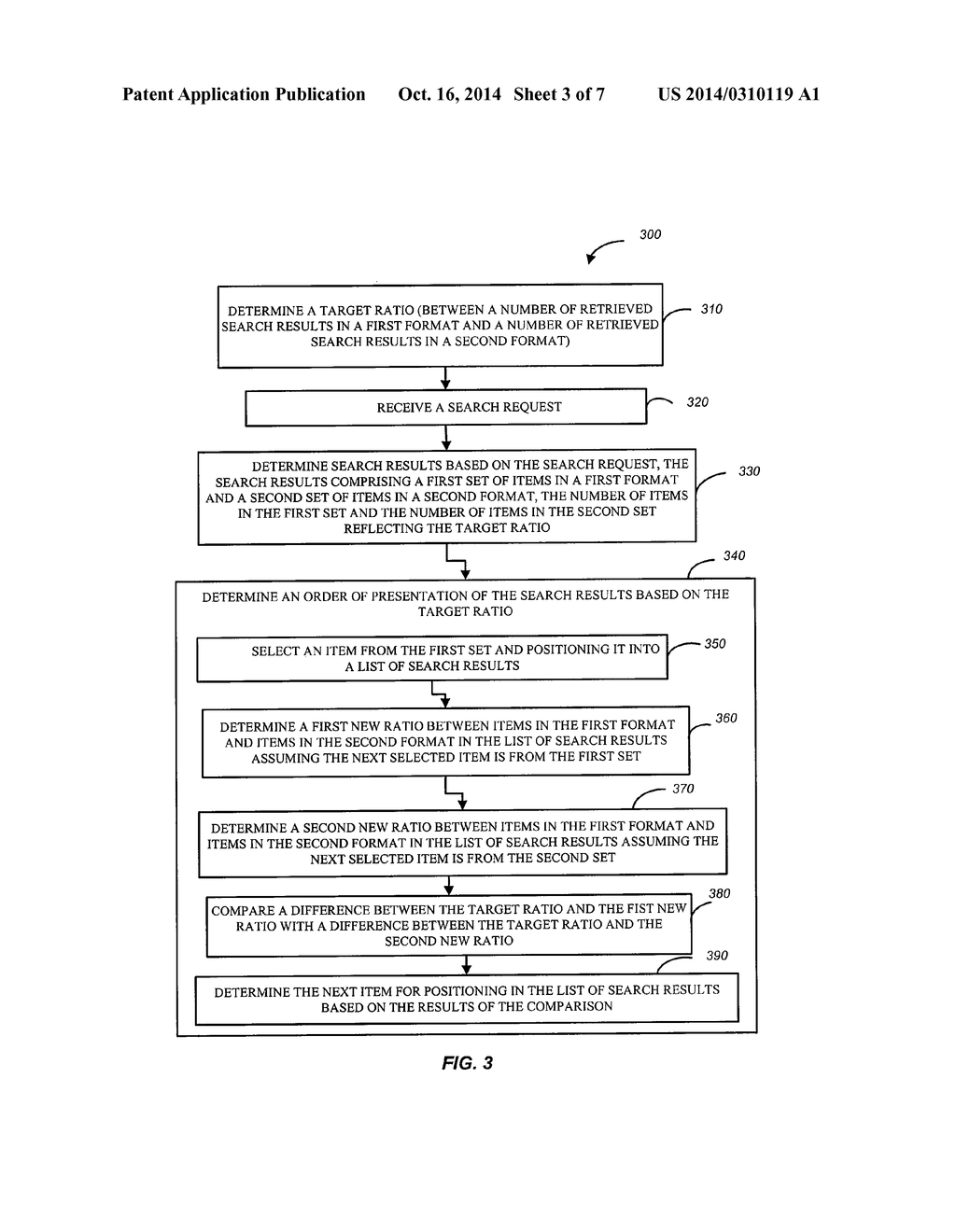 METHOD AND SYSTEM FOR DETERMINING AN ORDER OF PRESENTATION OF SEARCH     RESULTS - diagram, schematic, and image 04