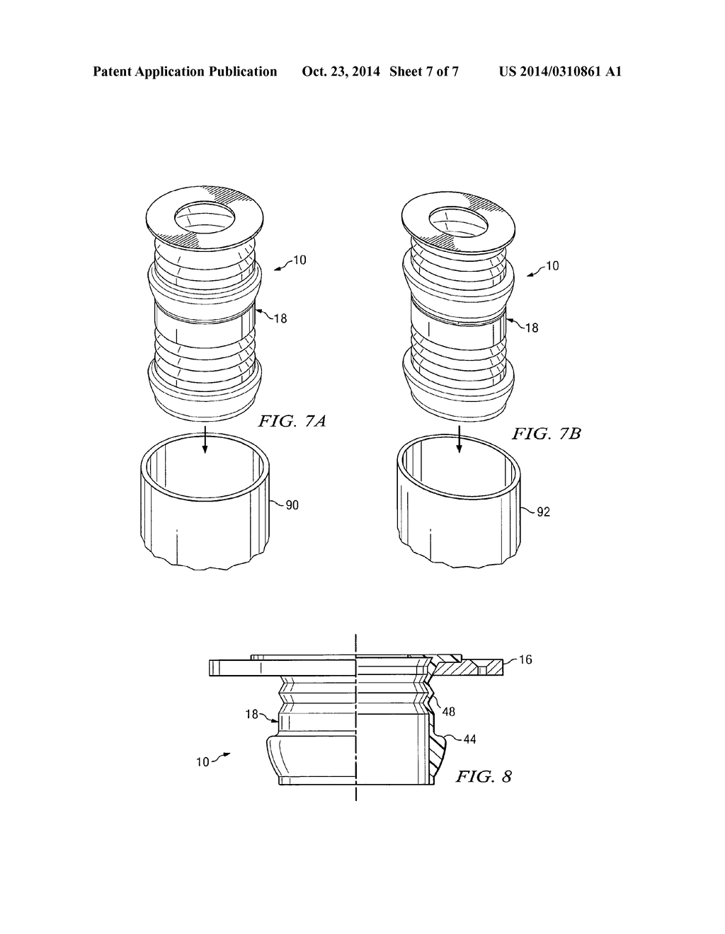 FLEXIBLE FLANGE APPARATUS FOR CONNECTING CONDUITS AND METHODS FOR     CONNECTING SAME - diagram, schematic, and image 08