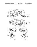 Sofa-bed air mattress combination diagram and image