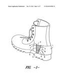 HUNTING BOOT WITH POCKET FOR SCENT WICK diagram and image