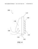 RAIN DEFLECTING WINDOW COVERING diagram and image