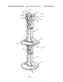 MULTI-FUNCTION STACKABLE CHAIR FOR CONCRETE REINFORCING ELEMENTS diagram and image