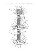 MULTI-FUNCTION STACKABLE CHAIR FOR CONCRETE REINFORCING ELEMENTS diagram and image