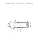 MULTI-COMPONENT BULLET WITH CORE RETENTION FEATURE AND METHOD OF     MANUFACTURING THE BULLET diagram and image