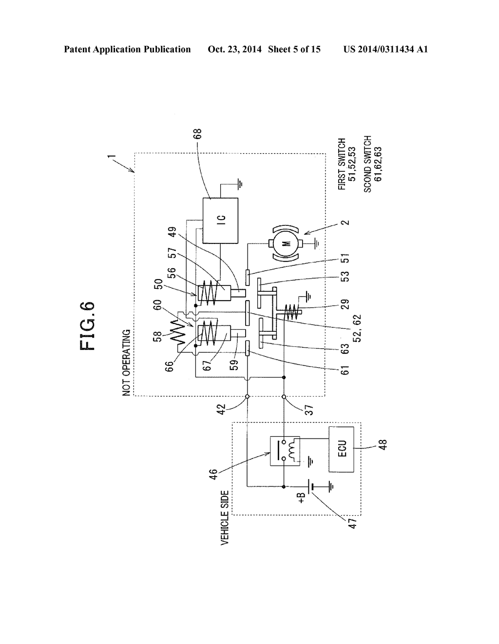 STARTER ADAPTED TO IDLE STOP SYSTEM OF VEHICLE - diagram, schematic, and image 06