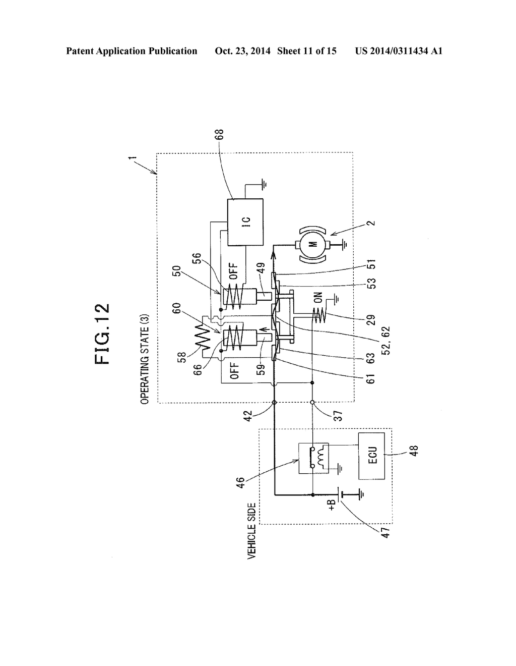 STARTER ADAPTED TO IDLE STOP SYSTEM OF VEHICLE - diagram, schematic, and image 12