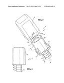 SELF CLEANING DUST BOX ASSEMBLY FOR USE WITH CONTROLLED TUBE ASSEMBLIES,     SUCH AS FORMING A PORTION OF A FRESH AIR REPLACEMENT LINE ASSOCIATED WITH     A VEHICLE FUEL TANK diagram and image