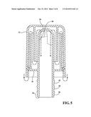 SELF CLEANING DUST BOX ASSEMBLY FOR USE WITH CONTROLLED TUBE ASSEMBLIES,     SUCH AS FORMING A PORTION OF A FRESH AIR REPLACEMENT LINE ASSOCIATED WITH     A VEHICLE FUEL TANK diagram and image