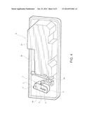 ELECTRICALLY-CONTROLLED ACTUATOR DEVICE, AND WASHING AGENTS DISPENSING     DEVICE COMPRISING SUCH AN ACTUATOR DEVICE diagram and image