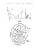 BASE AND SPOOL FOR MANAGING HOSE diagram and image