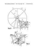 BASE AND SPOOL FOR MANAGING HOSE diagram and image