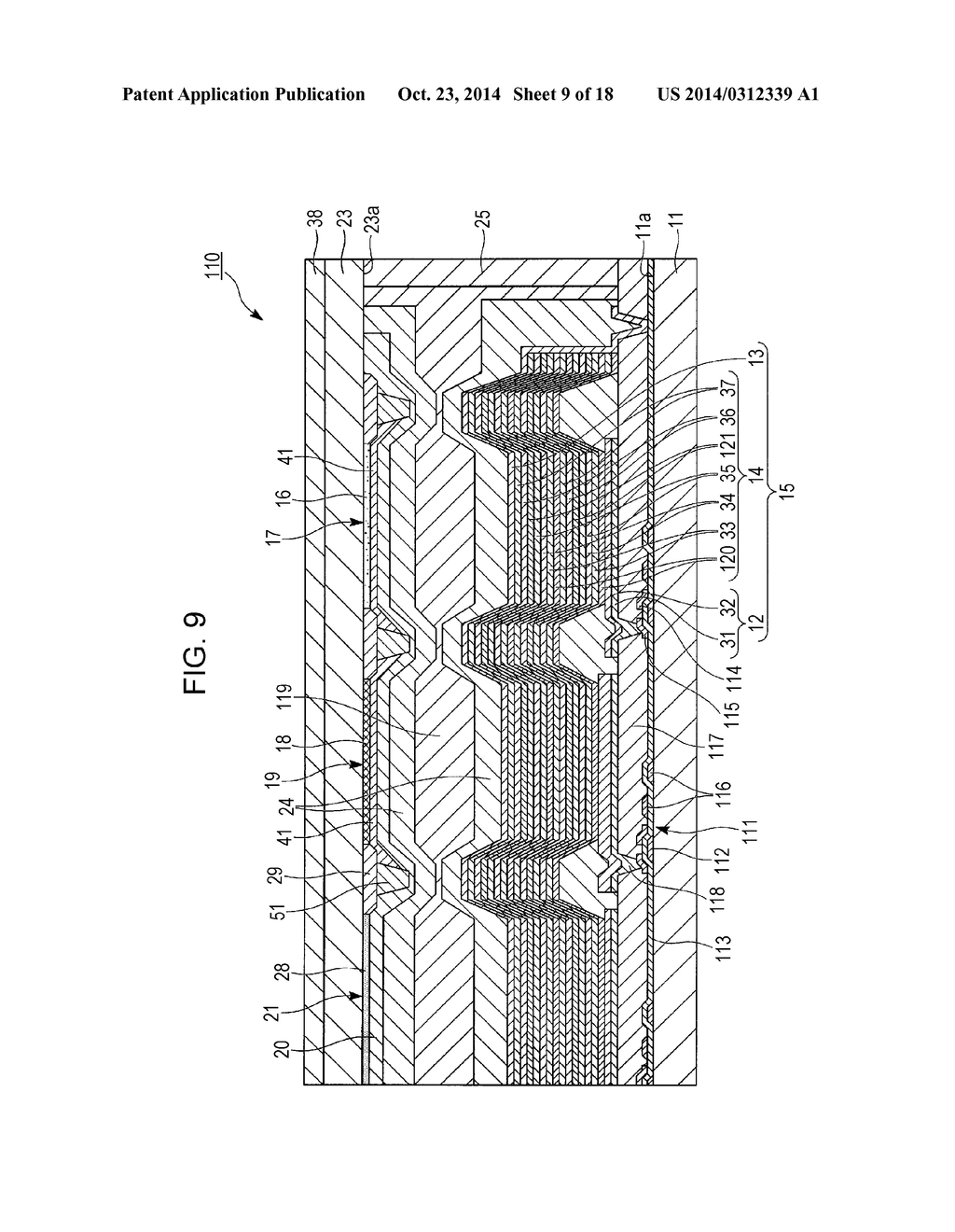 ORGANIC ELECTROLUMINESCENT DISPLAY DEVICE, ELECTRONIC APPARATUS INCLUDING     THE SAME, AND METHOD FOR PRODUCING ORGANIC ELECTROLUMINESCENT DISPLAY     DEVICE - diagram, schematic, and image 10