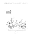 Riding Vehicle with Self-Correcting Steering diagram and image