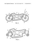 Riding Vehicle with Self-Correcting Steering diagram and image