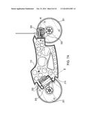 Riding Vehicle with Self-Correcting Steering diagram and image