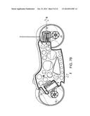 Riding Vehicle with Self-Correcting Steering diagram and image