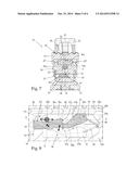 SKI BINDING DEVICE FOR FASTENING A MOUNTAINEERING BOOT ON A DOWNHILL SKI     OR THE LIKE diagram and image