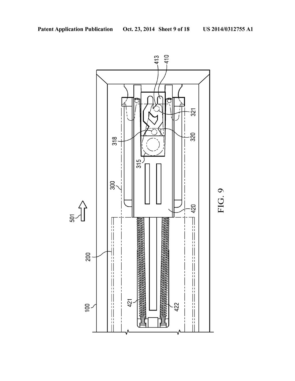 PRESSURE RELEASE SLIDE LATCH MECHANISM - diagram, schematic, and image 10