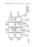 COORDINATING A DISPLAY FUNCTION BETWEEN A PLURALITY OF PROXIMATE CLIENT     DEVICES diagram and image