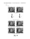 Stereoscopic Target Region Filling diagram and image