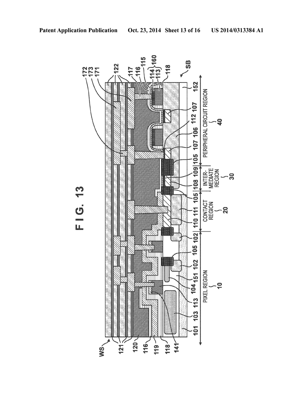 SOLID-STATE IMAGE SENSOR, METHOD FOR MANUFACTURING THE SAME, AND CAMERA - diagram, schematic, and image 14