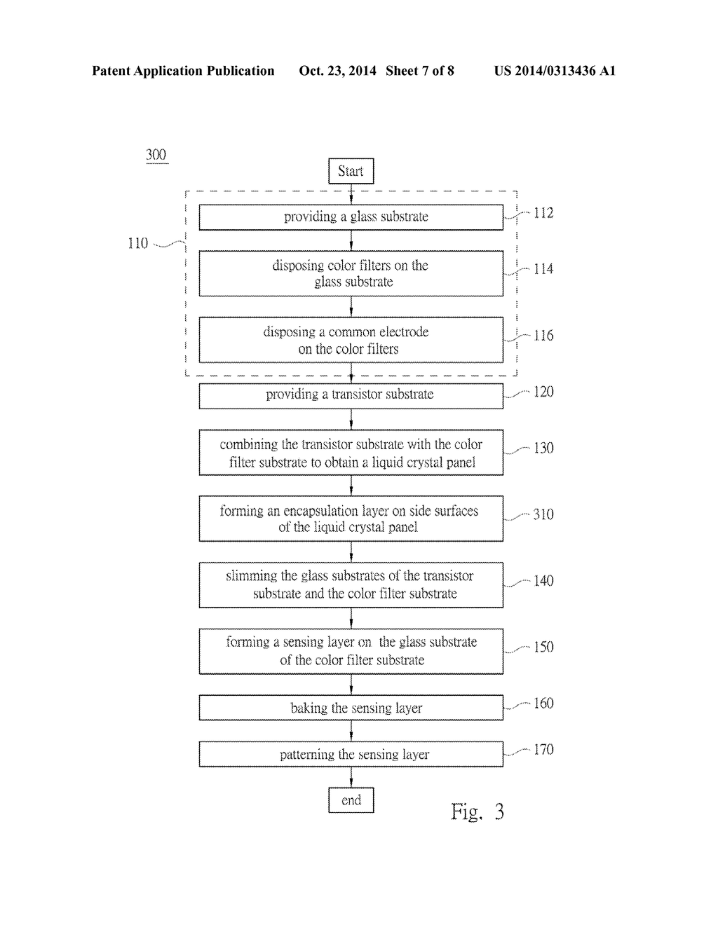 TOUCH-SENSING LIQUID CRYSTAL PANEL AND FABRICATION METHOD THEREOF - diagram, schematic, and image 08