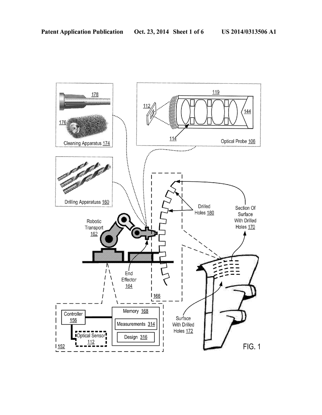 OPTICAL MEASUREMENT OF DRILLED HOLES - diagram, schematic, and image 02