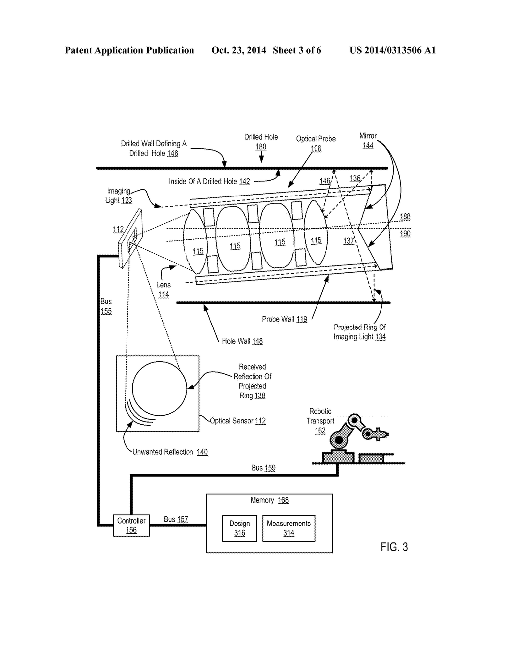 OPTICAL MEASUREMENT OF DRILLED HOLES - diagram, schematic, and image 04