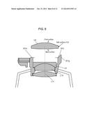 LENS HOLDING STRUCTURE AND METHOD OF MANUFACTURING LENS HOLDING STRUCTURE diagram and image