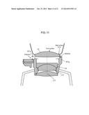 LENS HOLDING STRUCTURE AND METHOD OF MANUFACTURING LENS HOLDING STRUCTURE diagram and image