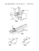 ASSEMBLY OF A HEADLIGHT AND A DEVICE FOR MOUNTING SAME, WHICH REDUCES THE     AMOUNT OF REPAIRS TO THE ADJACENT FENDER UPON AN IMPACT, AND RELATED     VEHICLE diagram and image