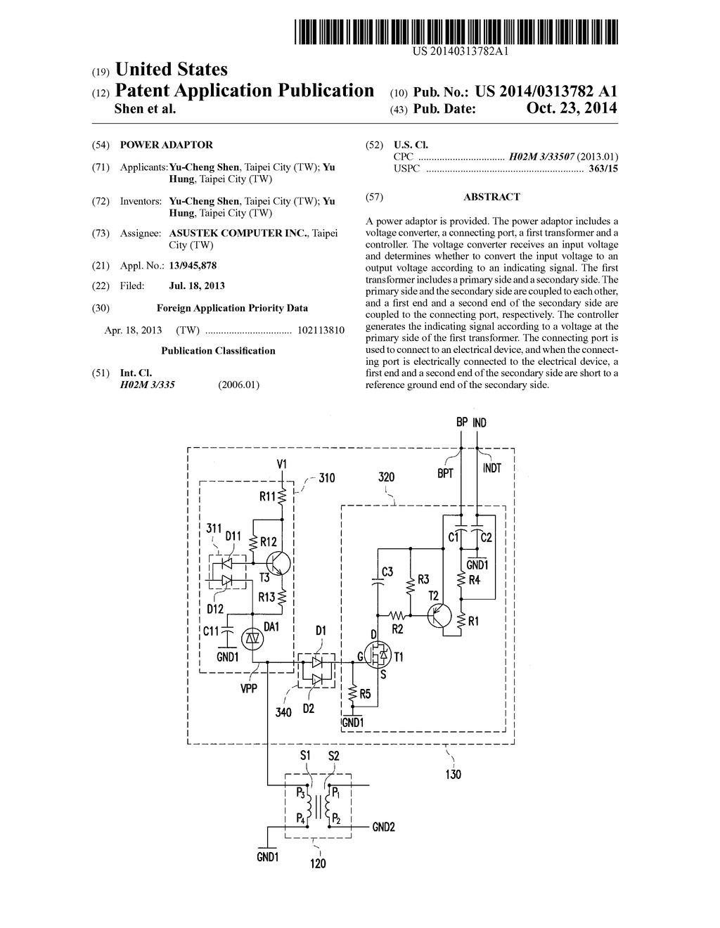 POWER ADAPTOR - diagram, schematic, and image 01