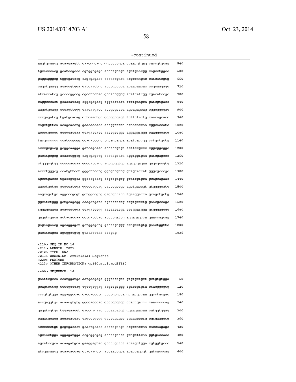 IMMUNOGENIC COMPLEXES OF POLYANIONIC CARBOMERS AND ENV POLYPEPTIDES AND     METHODS OF MANUFACTURE AND USE THEREOF - diagram, schematic, and image 119