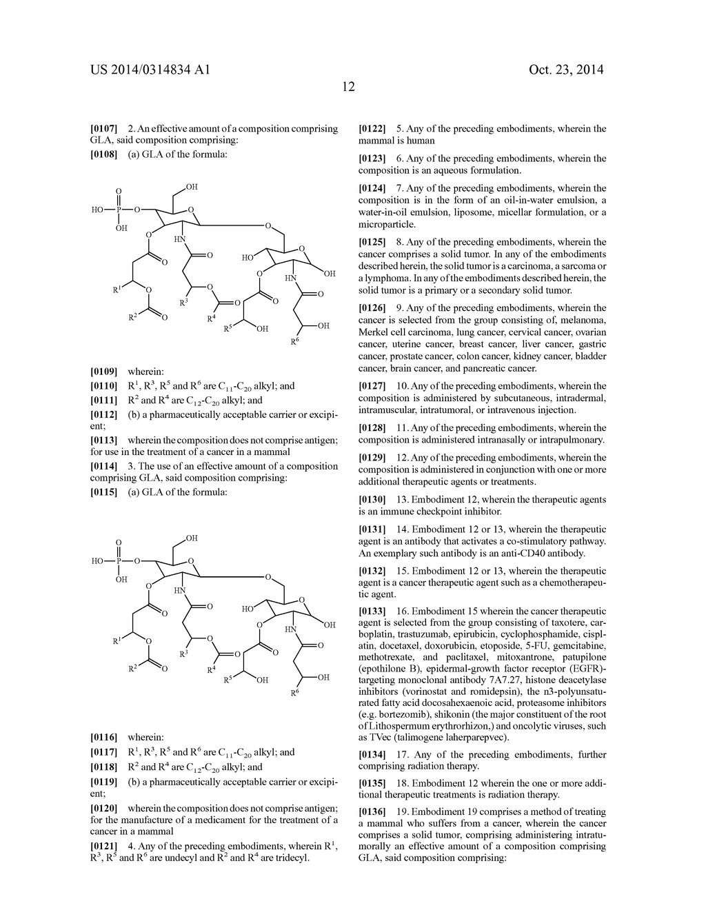 GLA MONOTHERAPY FOR USE IN CANCER TREATMENT - diagram, schematic, and image 23