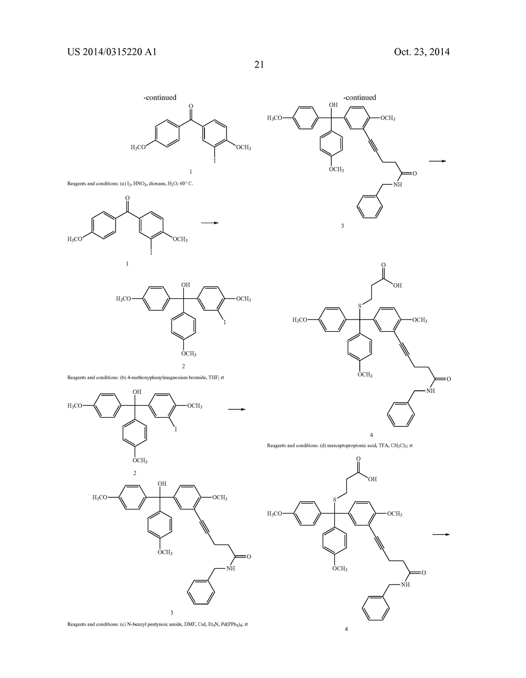 CELLULAR RECOGNITION CONJUGATES AND METHODS OF USE FOR THE HISTOLOGICAL     ANALYSIS OF CANCER TISSUE USING MALDI-MS IMAGING - diagram, schematic, and image 25