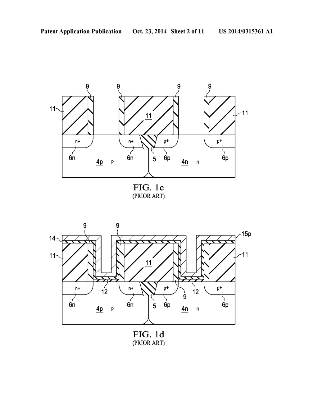 Replacement Metal Gate Process for CMOS Integrated Circuits - diagram, schematic, and image 03