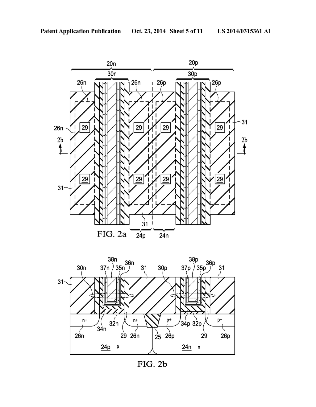 Replacement Metal Gate Process for CMOS Integrated Circuits - diagram, schematic, and image 06